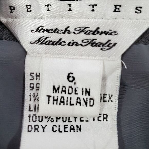 🔺️Talbots Gray Wool Blend Skirt w/Pockets Petite 6 - Picture 9 of 10